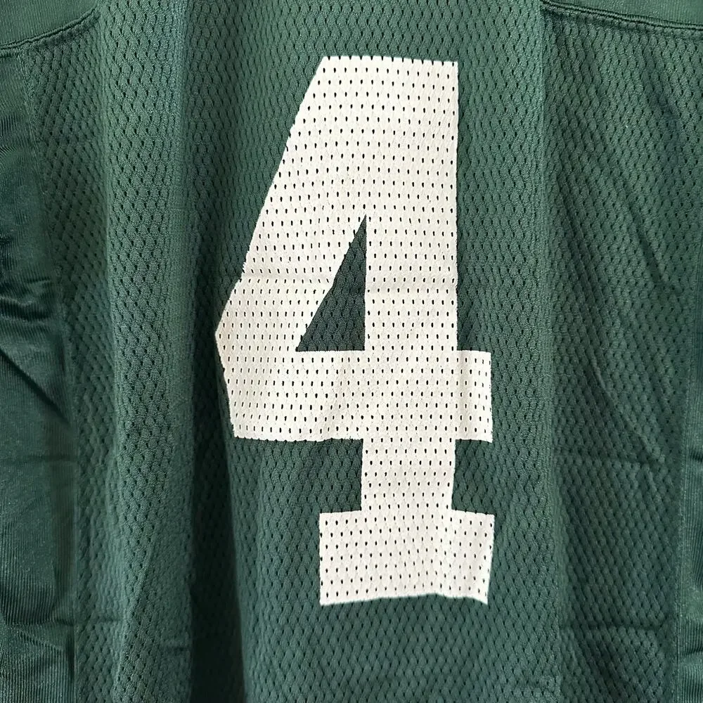 NFL Green Bay Packers Brett Favre Jersey Green On Field‎ Reebok Youth Size Large